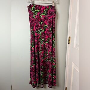 LuLaRoe Rose Floral Maxi Skirt